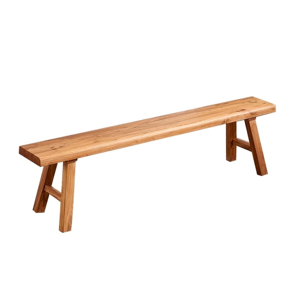 Solid Wood Bench 31.5in Length Rustic Farmhouse Multi-Scene Use