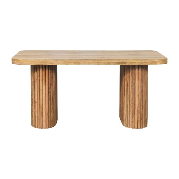 Solid Wood Bench - Handcrafted In Oak-ish Style For Entranceway Strong And Fashionable Entryway