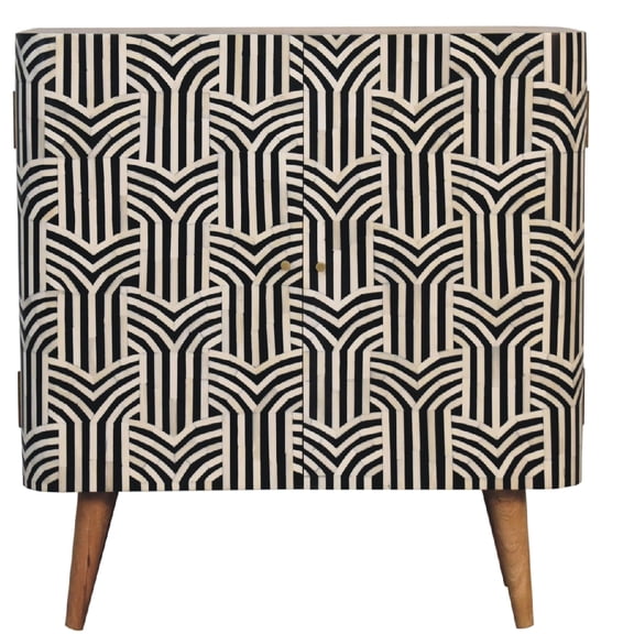 Solid Wood - Boho Design - Closet Organization - Modern Art Cabinet