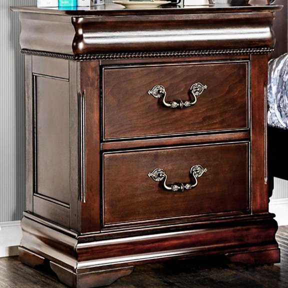 Solid Wood Build - 2 Drawers for Organization - Bedroom Setting - Contributes to Bedroom Aesthetic