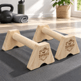 Parallel Structure Bar Solid Wood Calisthenics Parallel Bars Push Up Stands for Gym - Walmart.com