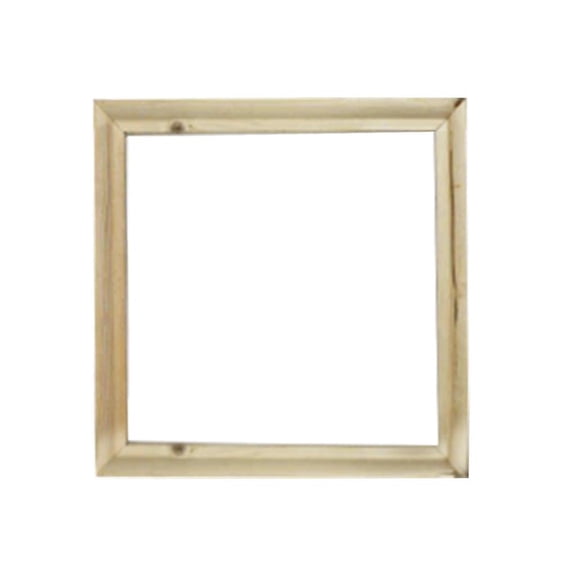 Solid Wood Canvas Stretcher Bars with Mortise and Tenon Joint, 1-Pack, 15.75 X 15.75 Inch, Pine, for Diy Oil and Acrylic Painting Inner Frame