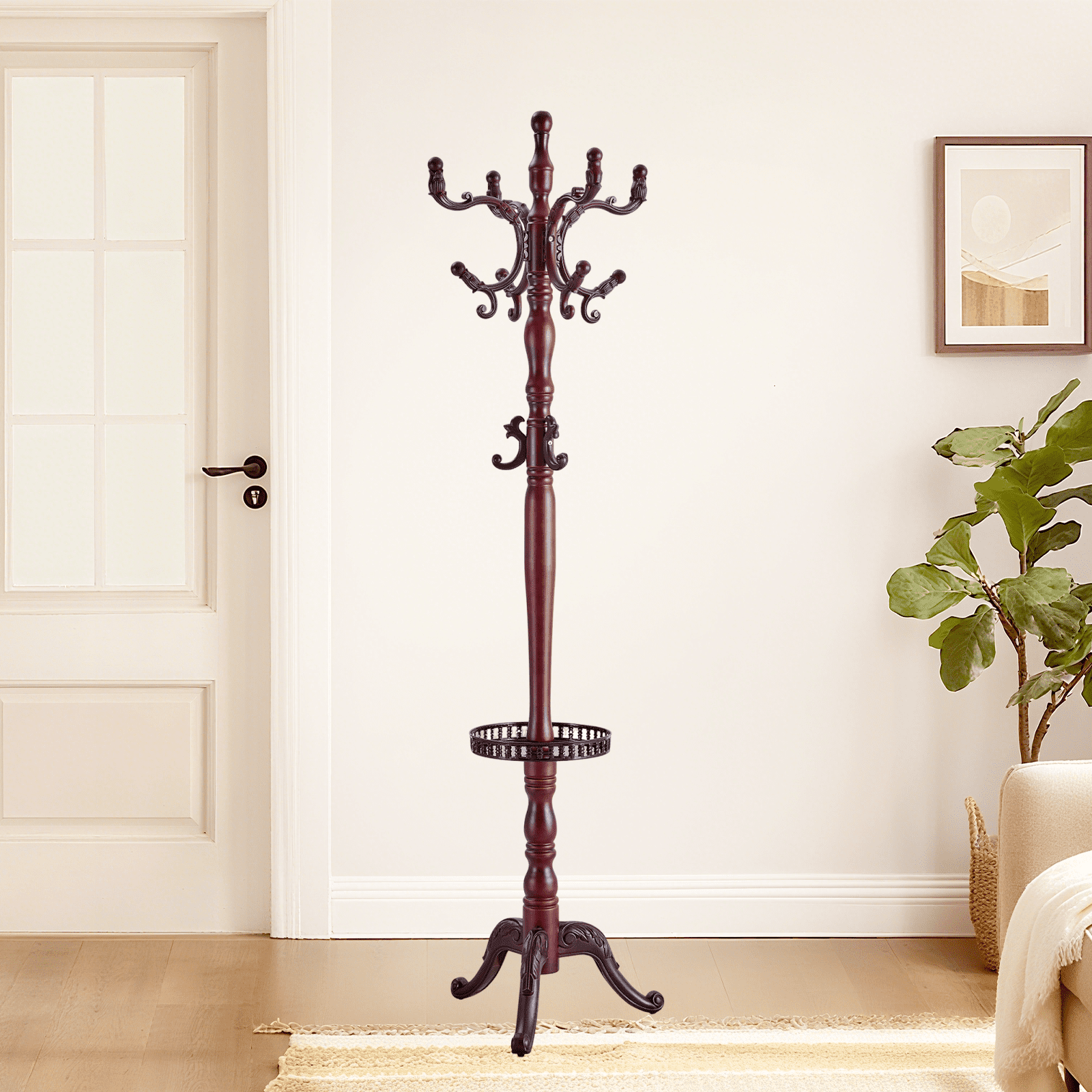 Statement Coat Rack Solid Wood Coat Rack – 77