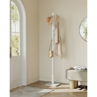 HOME BI Coat Rack Hat Stand Free Standing Display Hall Tree Metal Hat Hanger Garment Storage Holder With 9 Hooks For Clothes Hats And Scarves In Black,17.72" Wx17.72 Dx70.87 H (Black - Foto 2