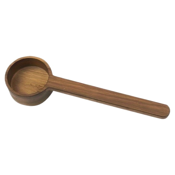 Solid Wood Coffee Measuring Spoon, 6.6inch Walnut Gram Powder Spoon, Reusable Scoop for Coffee Beans Tea Leaves, Accurate Measuring Spoon for Espresso Home Kitchen & Baking