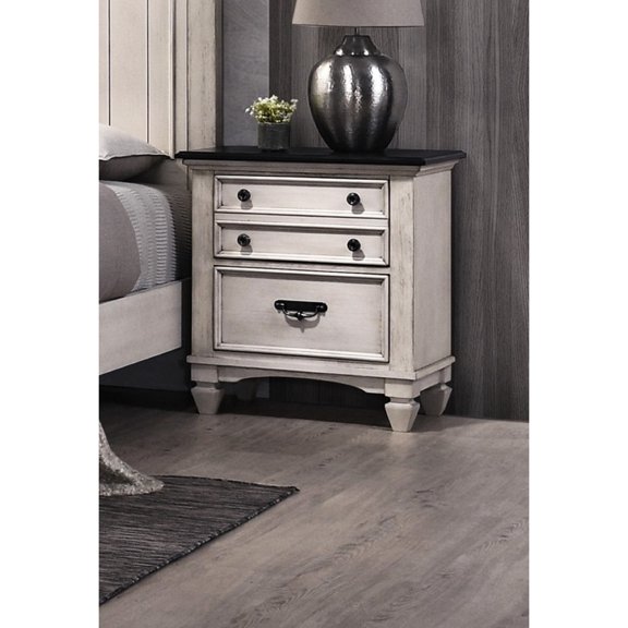 Solid Wood Composition - Two Drawer Setup - Bedside Decoration - Valuable Nightstand