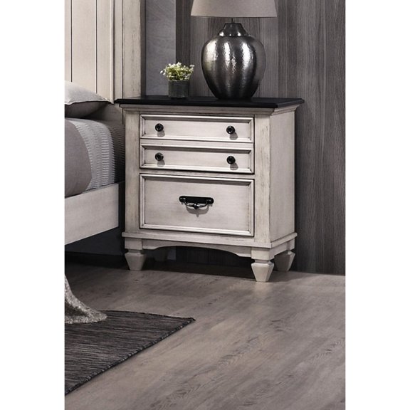 Solid Wood Composition - Two Drawer Setup - Bedside Decoration - Valuable Nightstand