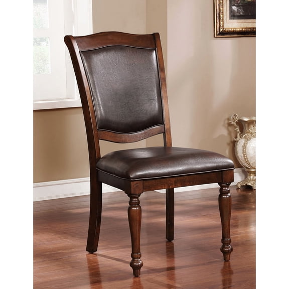 Solid Wood Construction - Expertly Crafted - Dining Room Decor - 2-piece Traditional Chair Set