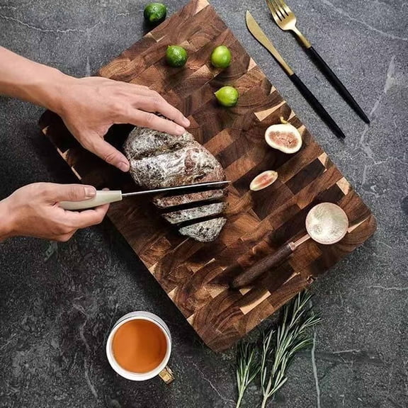 Solid Wood Cutting Board Cutting Board Spliced Wood Kitchen Board For Chopping Slicing Serving, Eco-Friendly Household Chopping Board In Multiple Sizes