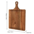 thumbnail image 1 of Solid Wood Cutting Board Kitchen Handle Durable Versatile Easy to Clean Safe Food-Safe Ideal for Home Chefs Perfect Gift for Cooking Enthusiasts, 1 of 5