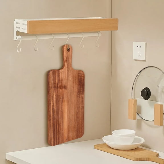 Solid Wood Cutting Board for Vegetables Pizza Steak Charcuterie - Chopping Block Bread Serving Platter - Kitchen Butcher Block for Home Cooking - Multipurpose Wooden Cutting Surface