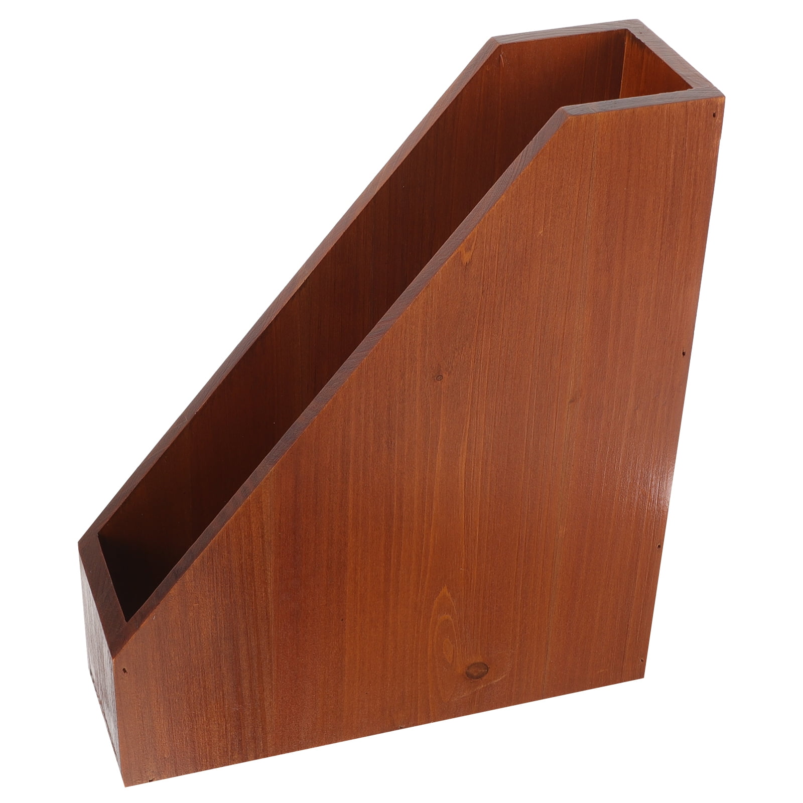 Solid Wood Desk Storage Box Miscellaneous Rack Stationery File Sundries ...