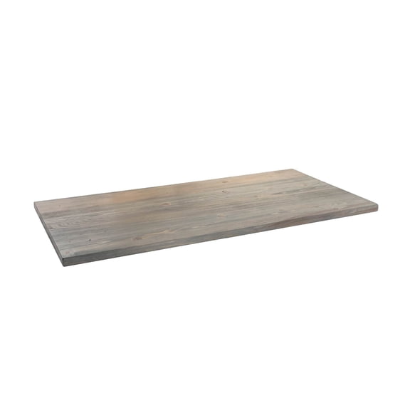 Solid Wood Desk Tabletop Restore Riverstone Grey