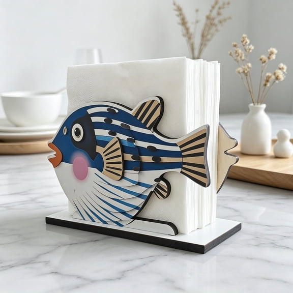 Solid Wood Desktop Napkin Holder, durable solid timber build, chic simple decorative style, handy tissue organizer store napkins adorn dining zones for home cafe daily placement