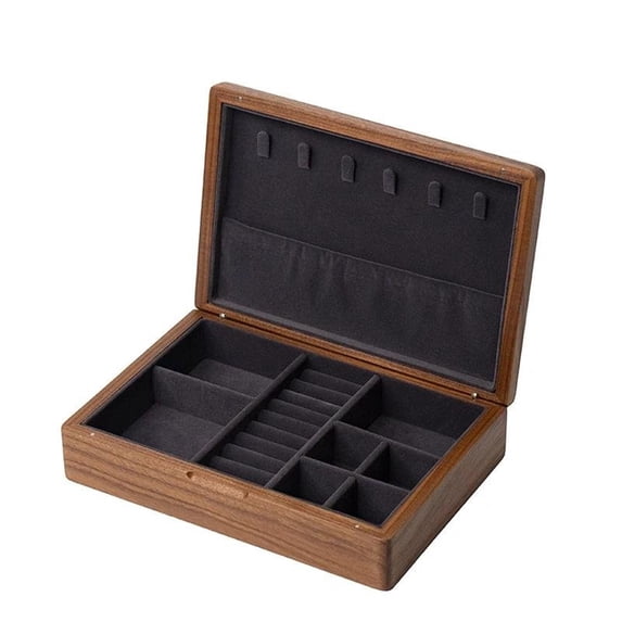 Solid Wood Drawer Organizers Jewelry Necklace Vintage With Lid High Capacity Storage Box With Lock Home Organizer