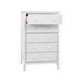 thumbnail image 1 of Solid Wood   Easy Pieces 5 Drawer Chest of Drawers - White, 1 of 1