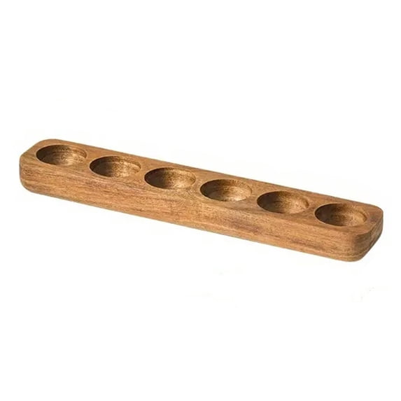 Solid Wood Egg Storage Box with Removable Tray | Acacia Wood Egg Holder Rack for Kitchen Counter | 12-Capacity Egg Tray Organizer for Refrigerator or Pantry