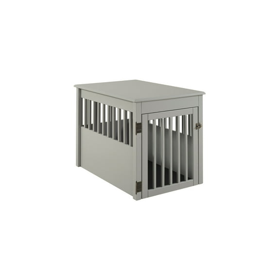 Solid Wood End Table with Swing Door - Living Room & Bedroom Accent