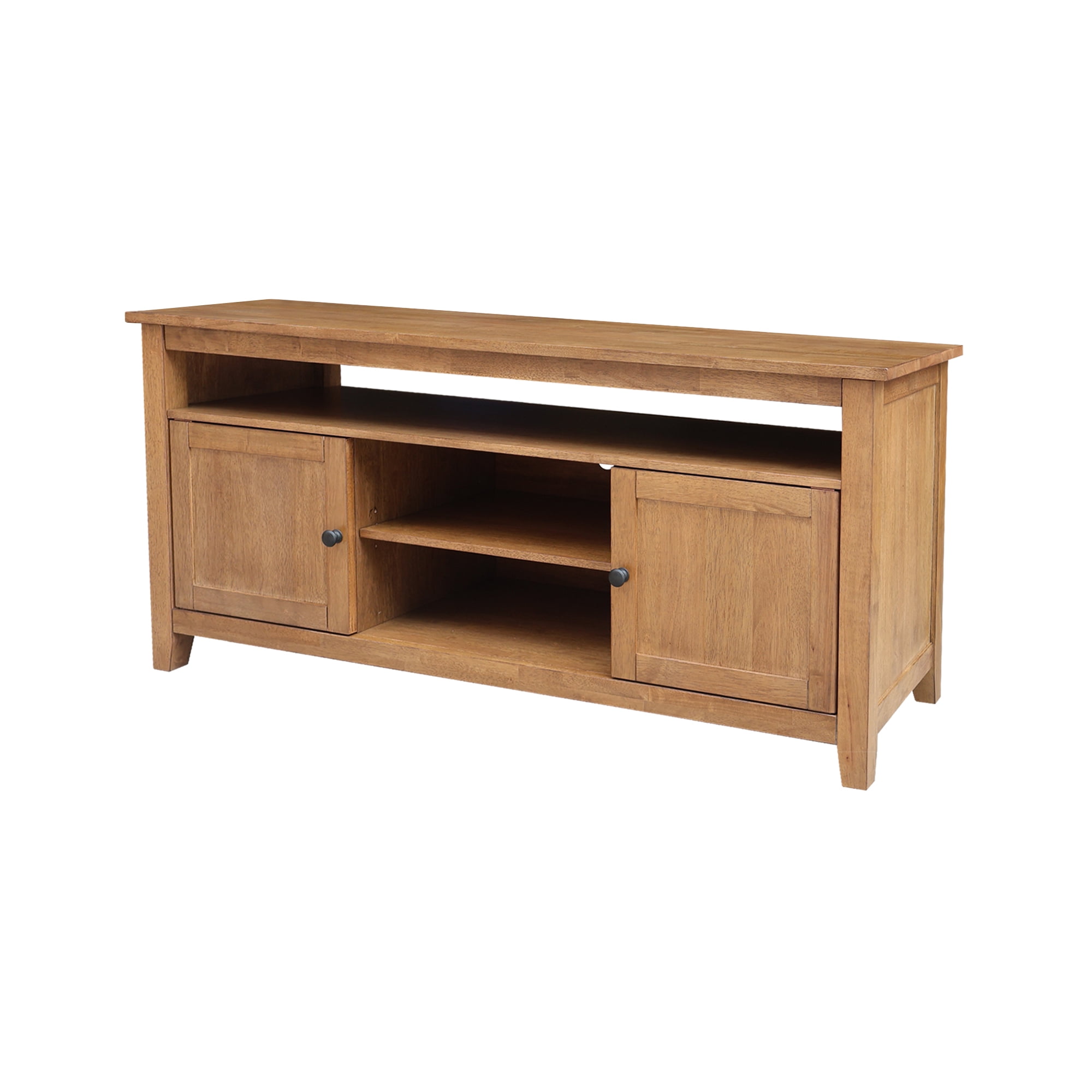 Solid Wood Entertainment / TV Stand with 2 Doors