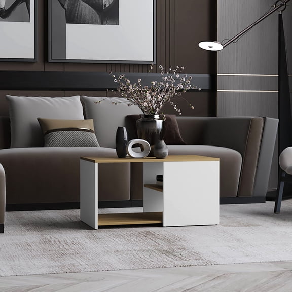 Solid Wood Filled Coffee Table / Ideal for Decorating Small Living Areas