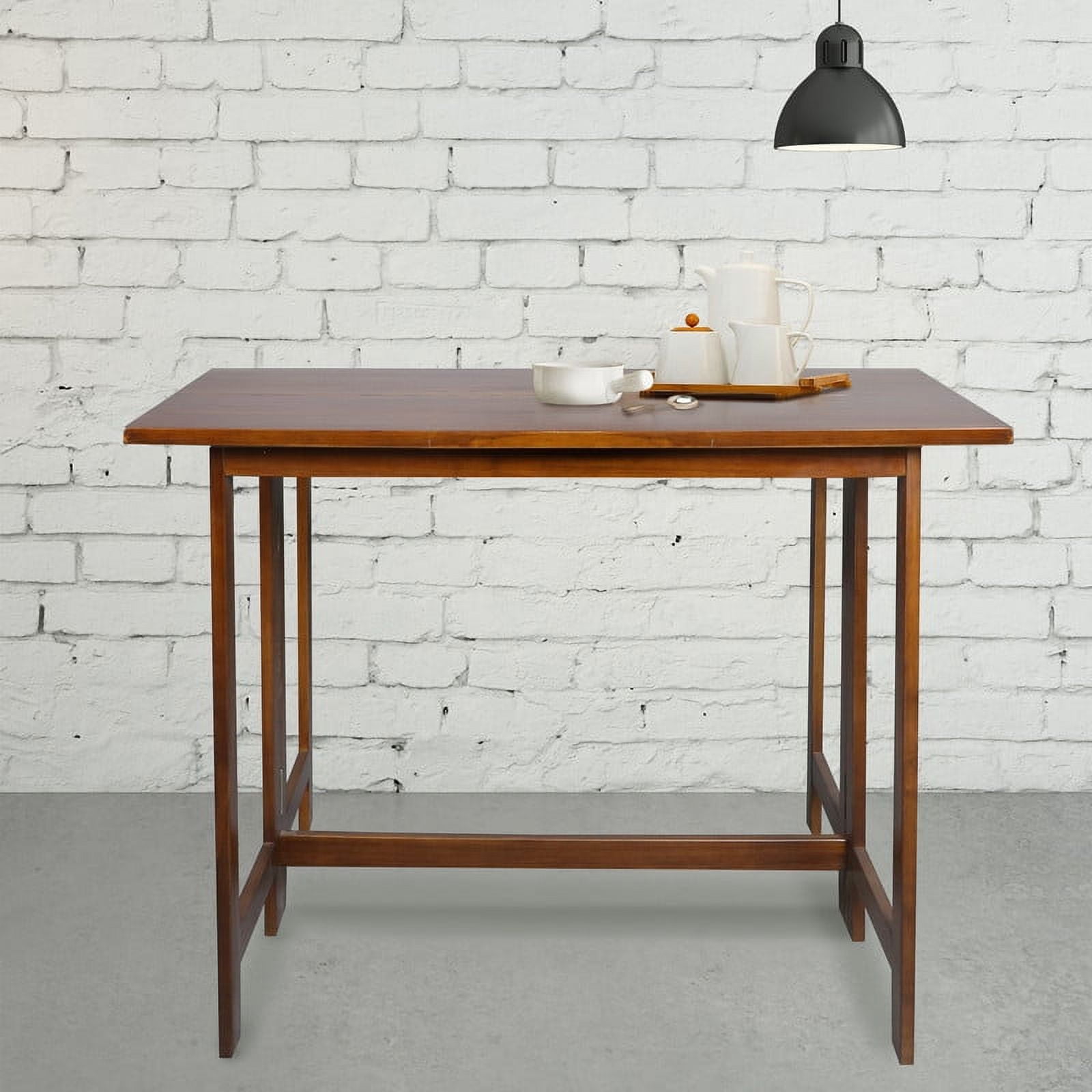 Solid Wood Multifunctional Foldable Kitchen Dinner Table Expandable