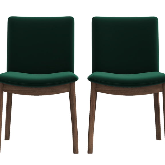 Solid Wood & Foam Filled / Green Dining Chairs for Home Use