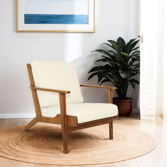 Solid Wood Foundation - Comfortable and Ergonomic - Mid - Century Style Room - Simple to Install