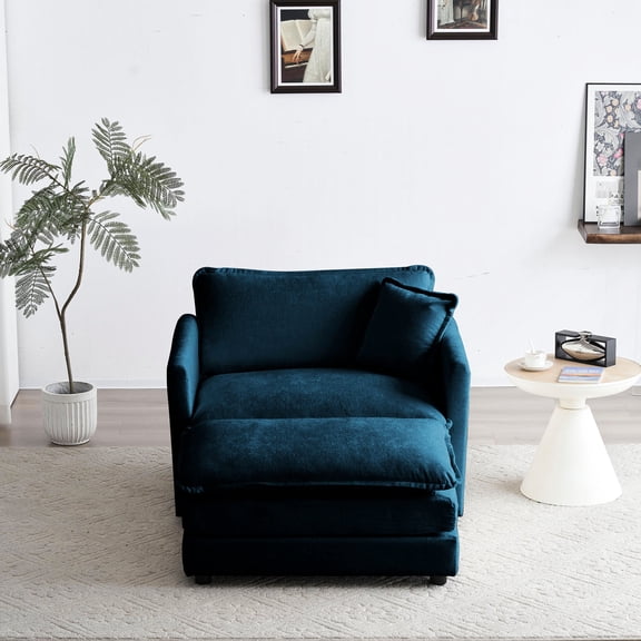 Solid Wood Frame, Comfortable Seating - Ideal for Living Room Chat