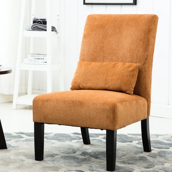 Solid Wood Frame, Kidney Pillow / Functional and Aesthetic Chair
