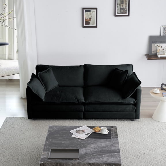 Solid Wood Frame Sofa - Up to 22 Combinations - Family Room Use - Meet Family Needs