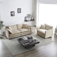 thumbnail image 1 of Solid Wood Frame & Soft Sponge - 2 - Piece Sofa Set for a Cozy Living Space, 1 of 5