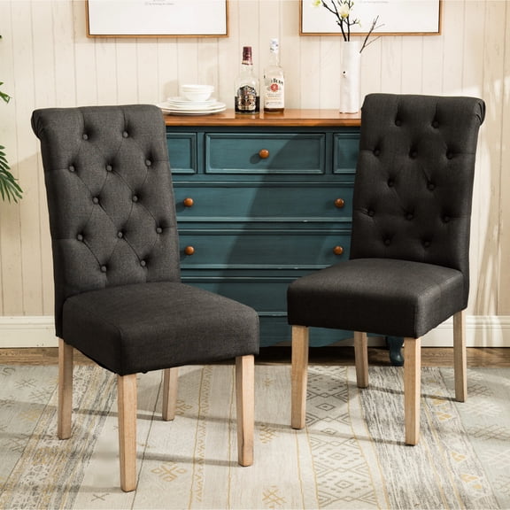 Solid Wood Frame - Soft Velvety Upholstery - Dinner Parties / Impress Guests with These Chairs
