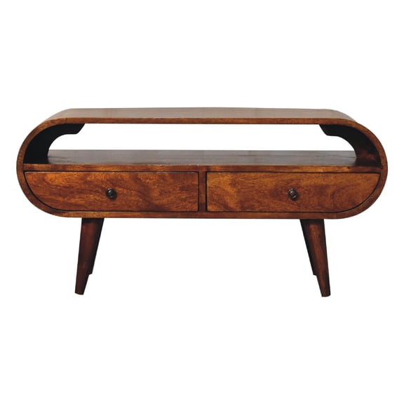 Solid Wood Frame - Supports 39-Inch TV or Less - Sunroom - Creates a Relaxing Vibe