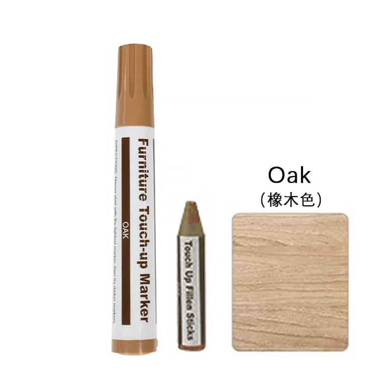 Solid Wood Grain Furniture Touchup Pen Markers Crayons Filler Sticks