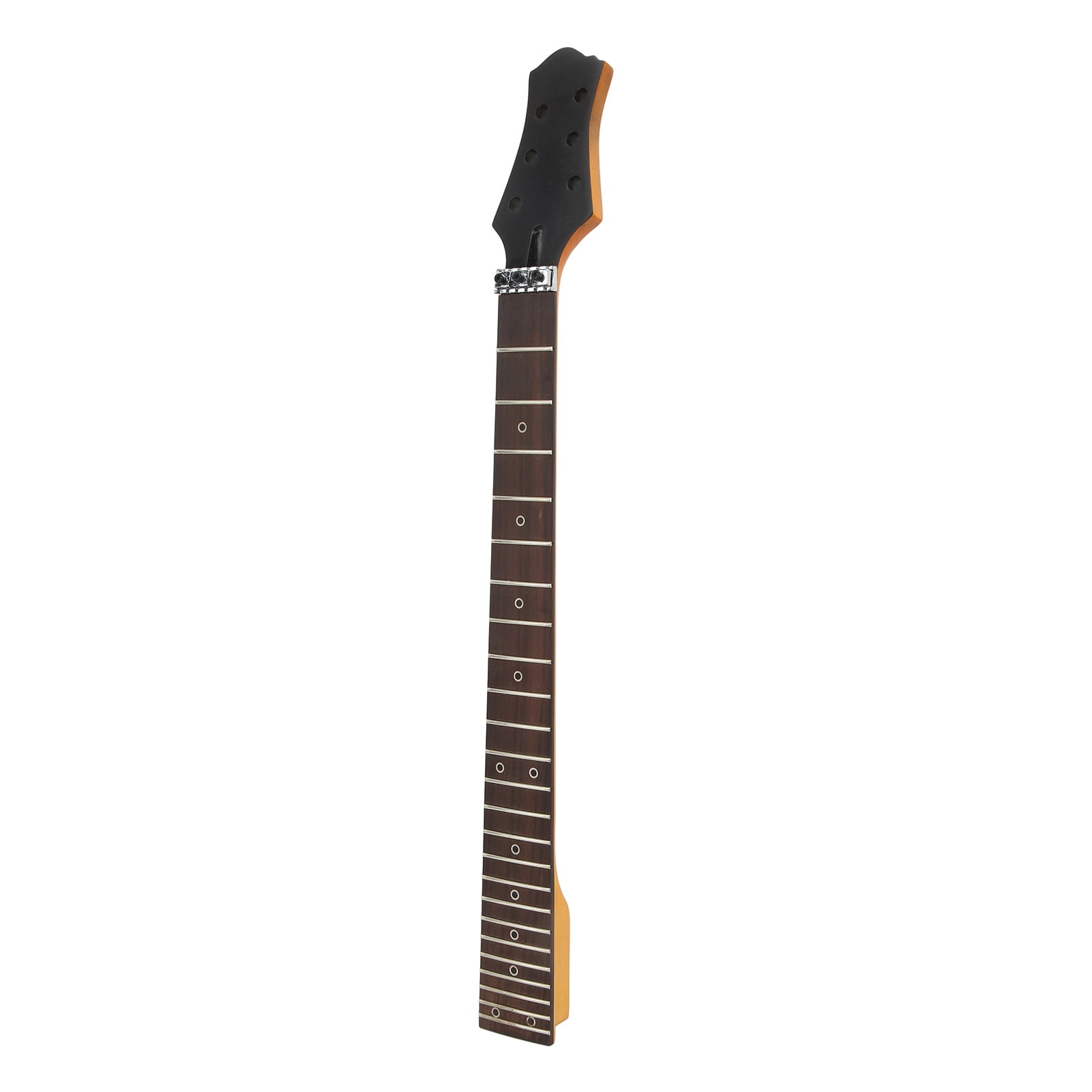 Solid Wood Guitar Neck, 24 Frets Electric Guitar Neck Fingerboard For