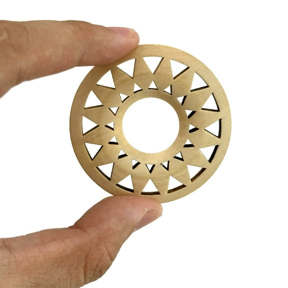 Solid Wood Hollow Display Stand 10 Piece Set, Wooden Egg Holder Base, Carved Round Wood Piece 5x5cm for Crystal Balls and Easter Eggs, for Home Decor and Collectible Display