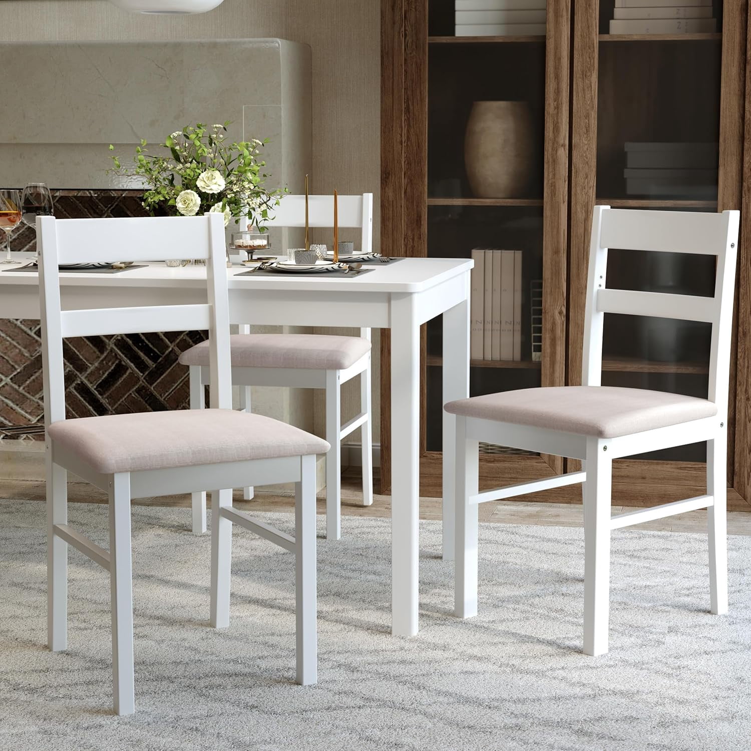 Solid Wood Kitchen Chairs for Dining Room, Kitchen & Dining Room Chairs ...