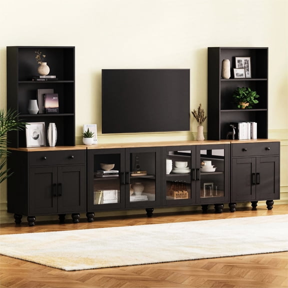 Solid Wood Legs - Integrated Wine Storage - Living Area - Unique Style