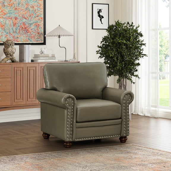 Solid Wood Legs, Removable Back Cushion - Practical Single Seat Furniture