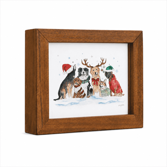 Solid Wood Magnetic Photo Frame with Built-In Photo Storage, Top-Opening Easy Photo Access, Safe Natural Wood Memory Box Picture Frame for Side Table, Nightstand, Coffee Table & Shelf Décor