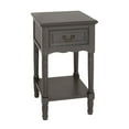 thumbnail image 1 of Solid Wood Night Stand Table-Color:Grey,Material:Wood, 1 of 3