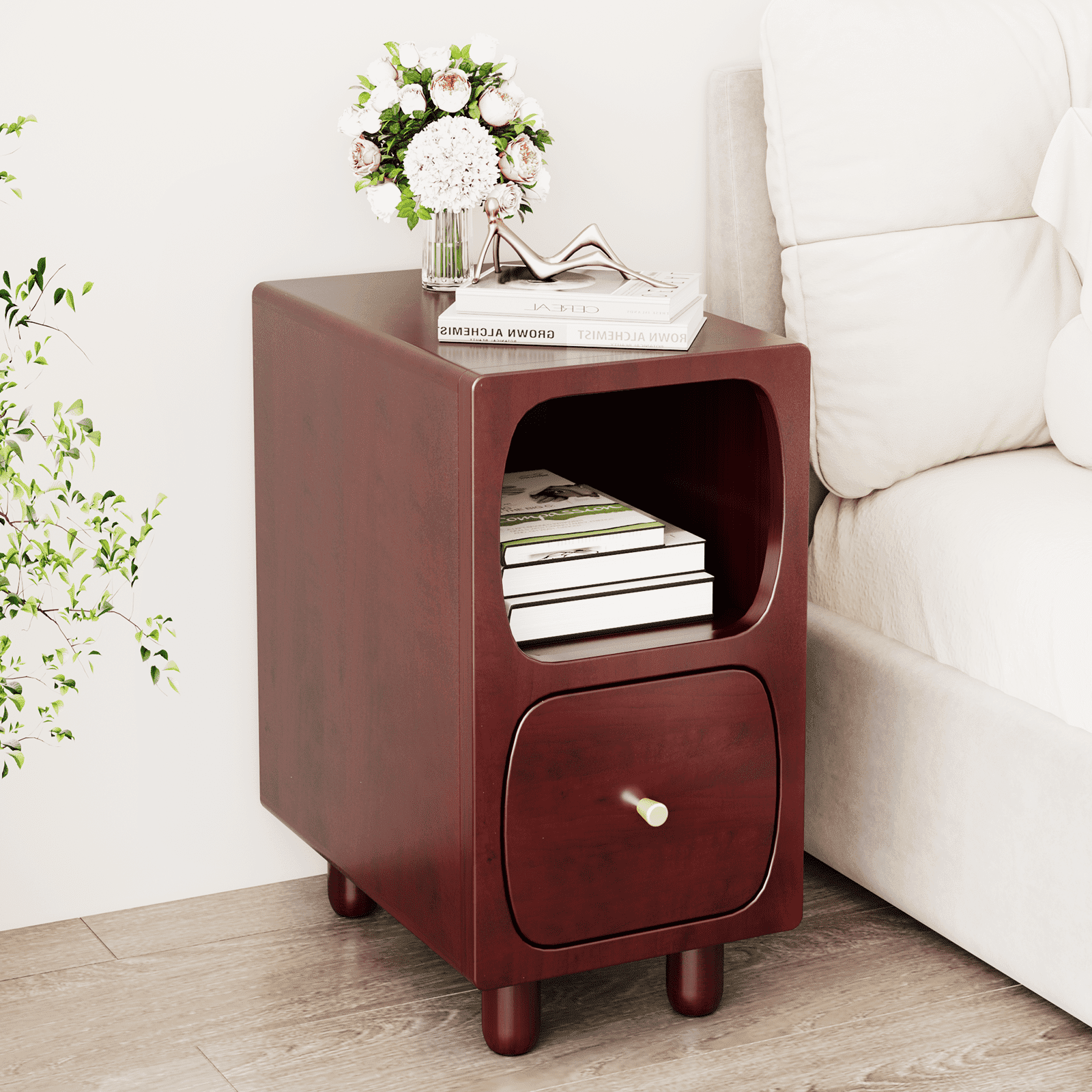 バスライトイヤー　(ウォルナット) 2脚 Signature Design by Ashley Bittersweet Light Brown Nightstand