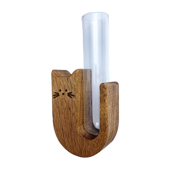 Solid Wood Pet Hair Commemorative Box with Glass Lid, Cat Whisker Keepsake Holder, Desktop Decoration, Gift for Pet Lovers