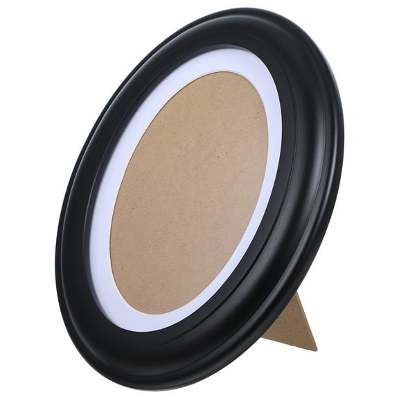 Solid Wood Oval Photo Frame Wedding Decor Wooden Picture Holder Wall Mountable Picture Frame