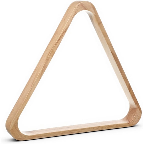 Solid Wood Pool Ball Rack, Billiard Ball Triangle Rack 2-1/4" for 15-Ball, Pool Table Balls Holder Positioning Frame