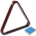 thumbnail image 1 of Solid Wood Pool Ball Rack Billiard Ball Triangle Rack, Pool Table Ball Holder Positioning Rack,2-1/4" Pool Ball Rack, 1 of 6