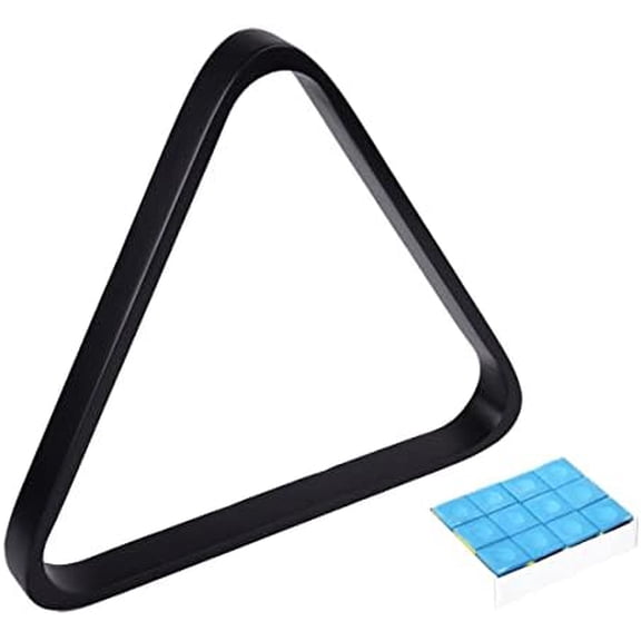 Solid Wood Pool Ball Rack Billiard Ball Triangle Rack, Pool Table Ball Holder Positioning Rack,2-1/4" Pool Ball Rack