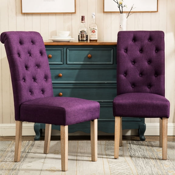 Solid Wood Quality | Use in Kitchen or Dining Room | Delight in the Softness of Polyester Upholstery