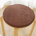 thumbnail image 1 of Solid Wood Round Stool Chair Cushion Four Seasons Thickening Sponge Seat Cushion Comfortable Round Stool For Living Room Bedroom Office Dining Room Extra Seating, 1 of 5