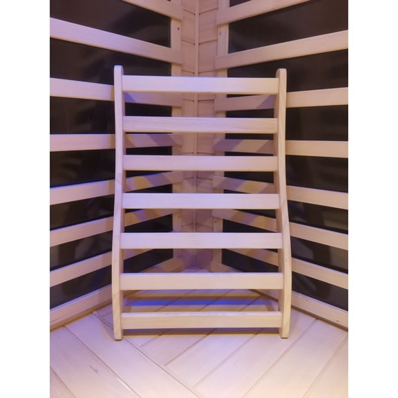 Solid Wood Sauna Backrest, Wide Flat Slat Back Support for Sauna Bench, Ergonomic Backrest for Indoor Home Sauna